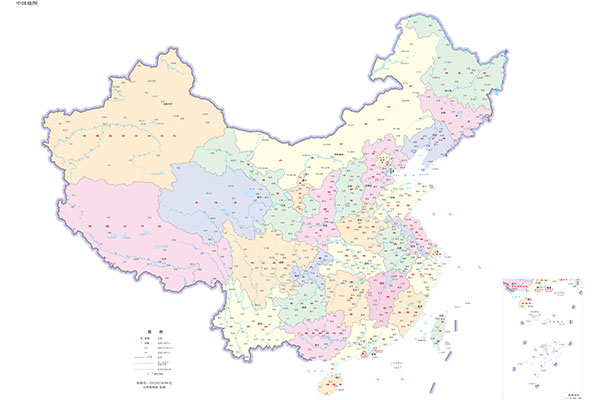 2022年版標(biāo)準(zhǔn)地圖正式發(fā)布，一點(diǎn)也不能少，一個(gè)也不能錯(cuò)